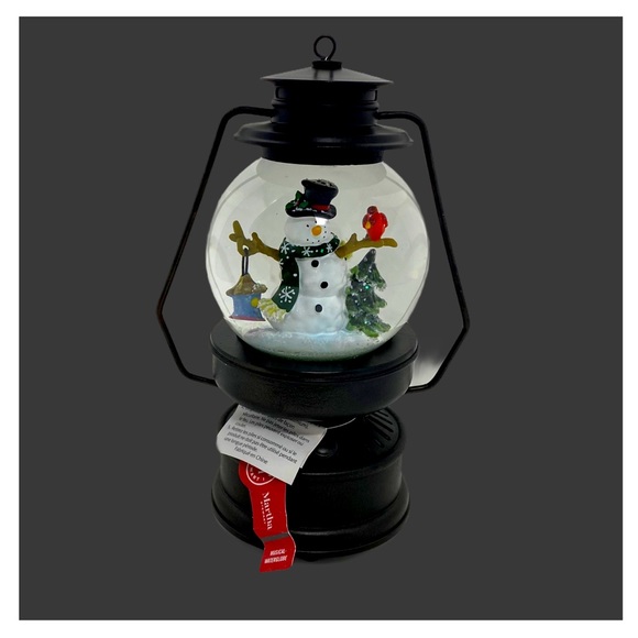 Martha Stewart Other - Martha Stewart Snowman Snow Globe Lantern Holidays